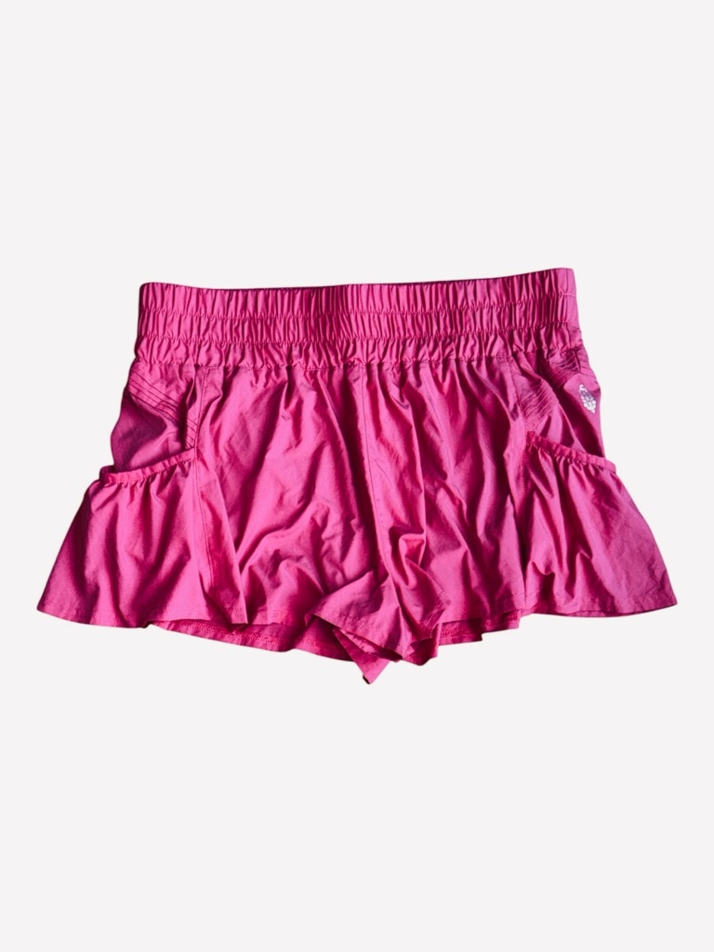 NWOT FP Movement by Free People High Rise Get Your Flirt on Shorts Magenta Large - Picture 3 of 11